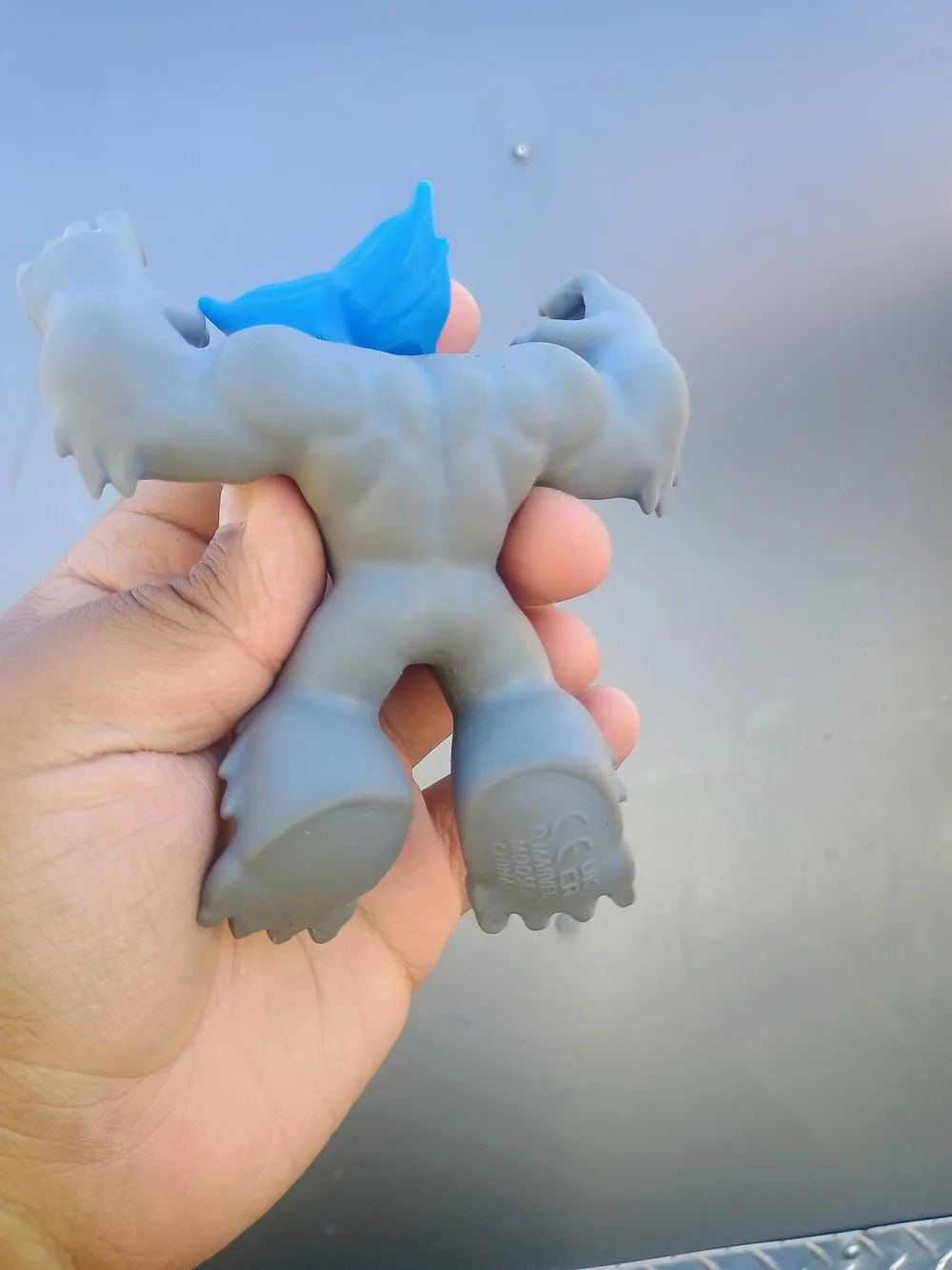 Heroes of Goo Jit Zu Marvel X Men Beast Squishy Action Figure Moose Gray #marvel